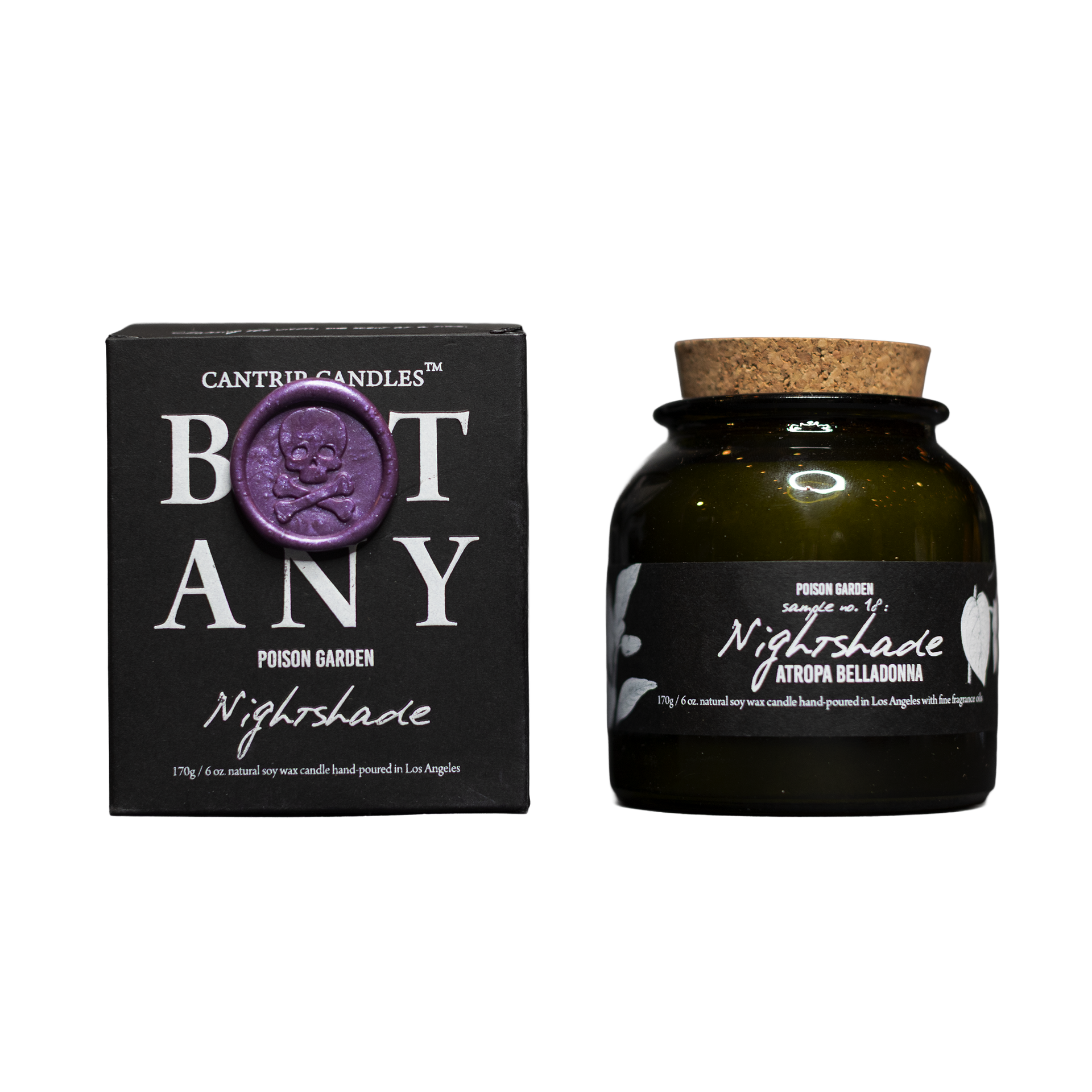 Botany: Poison Garden ~ Nightshade 🫐 – Cantrip Candles