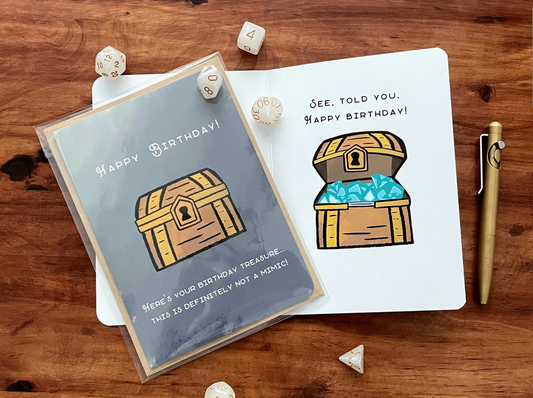 Not A Mimic Birthday Card