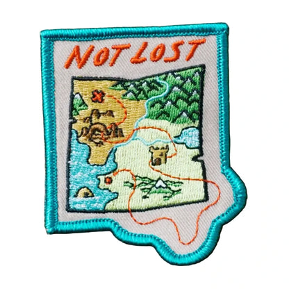 Not Lost Embroidered Patch - Cantrip Candles