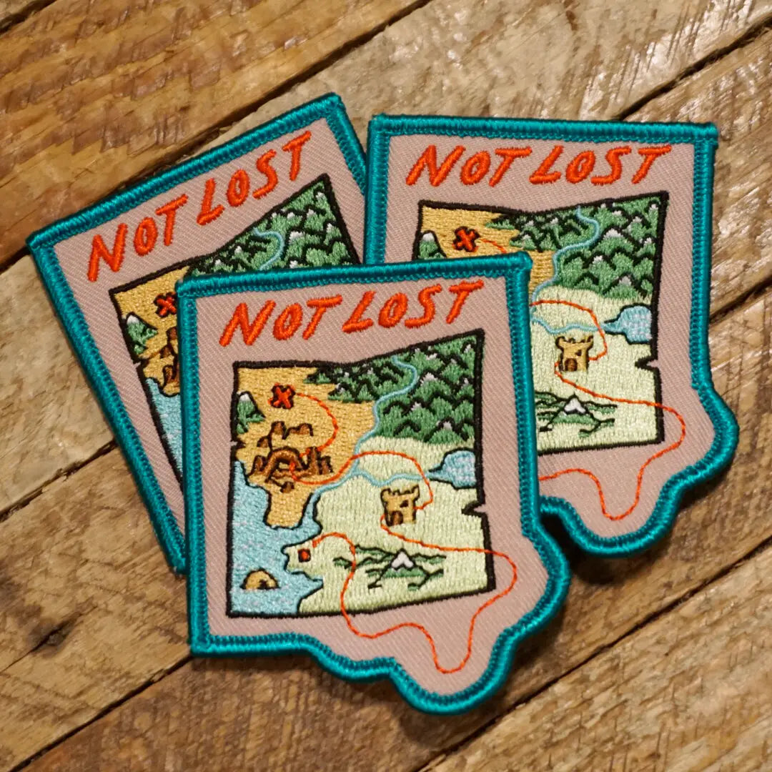 Not Lost Embroidered Patch - Cantrip Candles