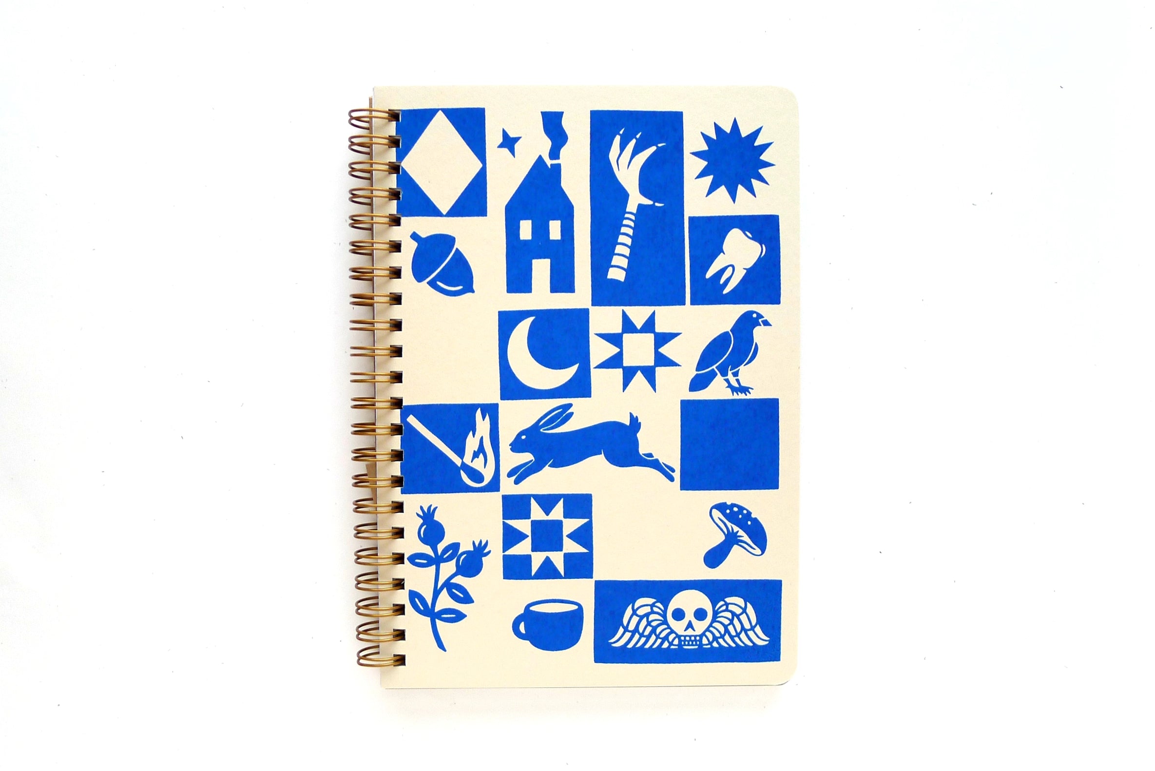 Quilt Coil Notebook - Cantrip Candles