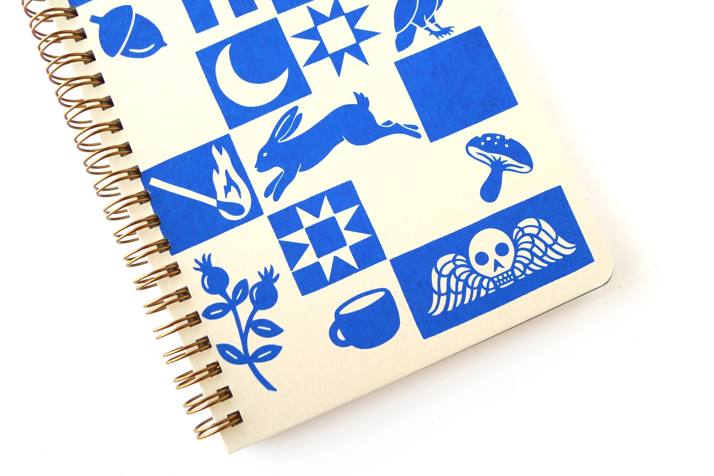 Quilt Coil Notebook - Cantrip Candles