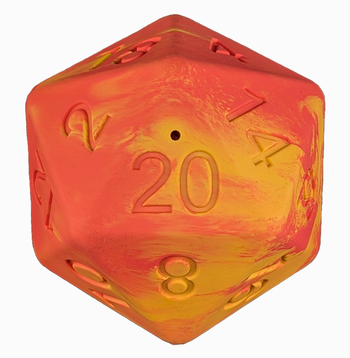 D20 Paw-lymorph Dog Chew Toy - Barbarian Strength - Cantrip Candles