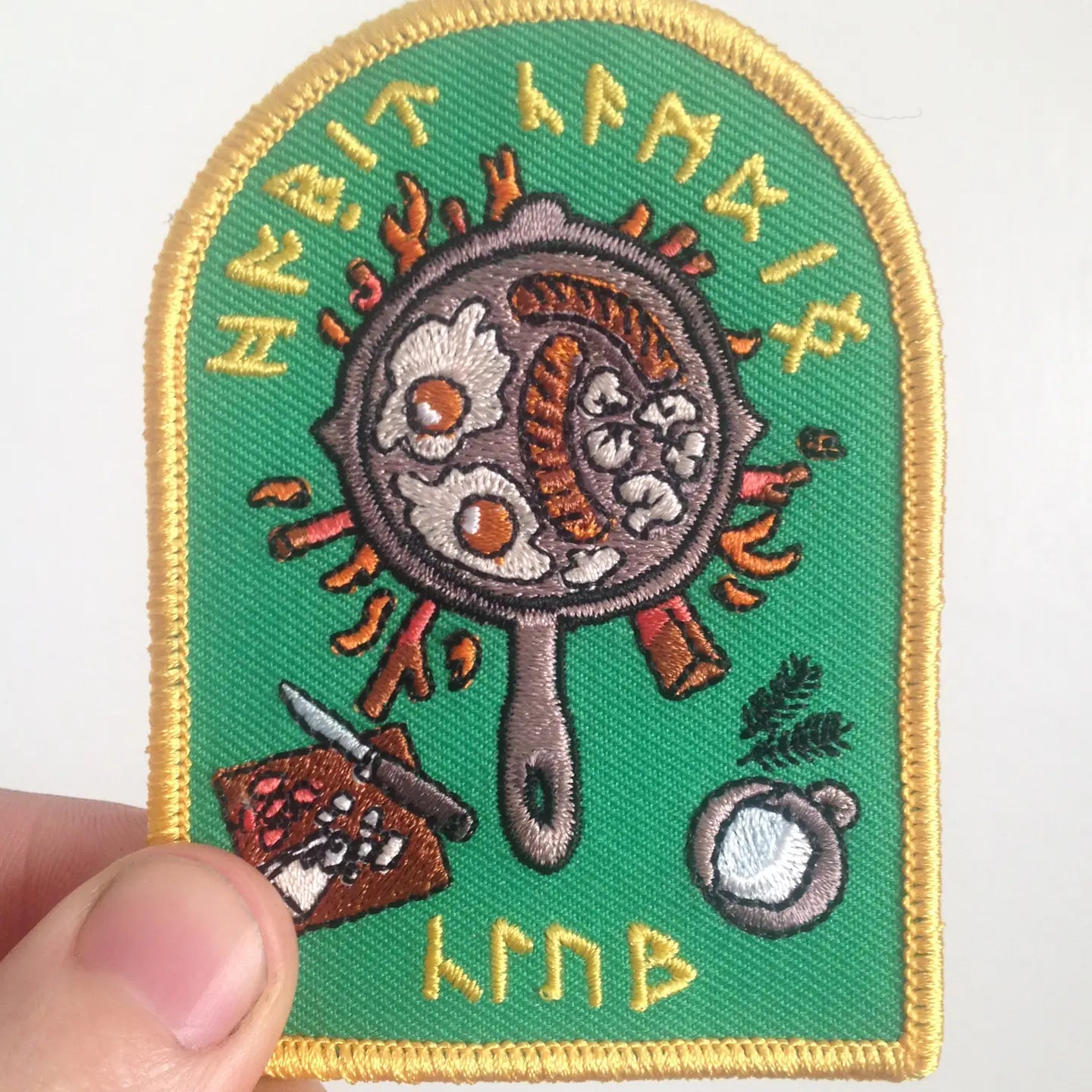 Hobbit Camping Club Embroidered Patch - Cantrip Candles