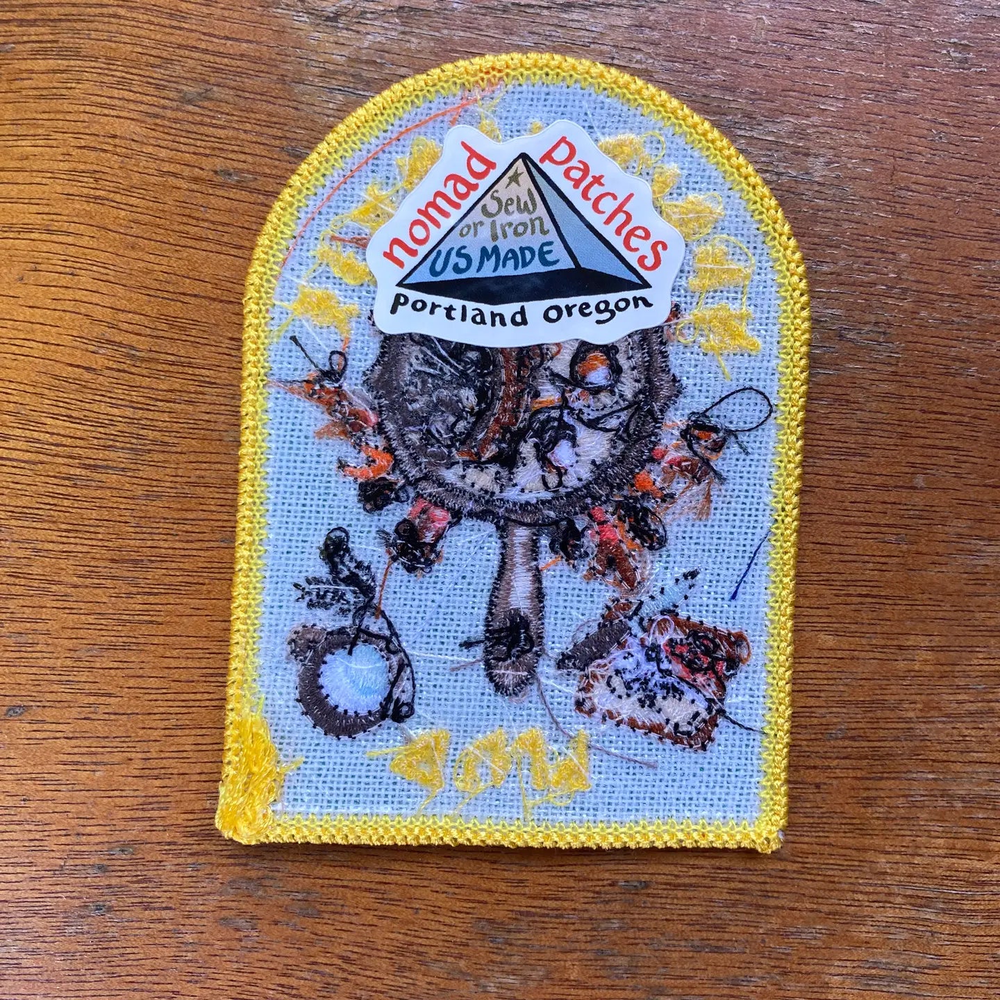 Hobbit Camping Club Embroidered Patch - Cantrip Candles