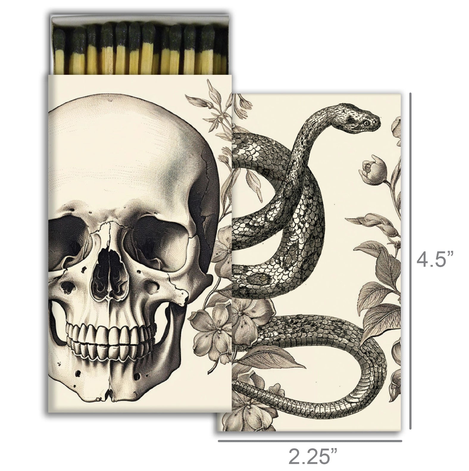 Skull & Snake Matchbox - Large