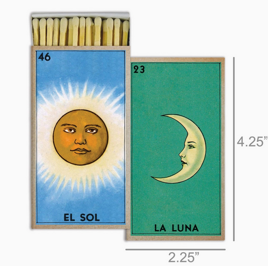 El Sol y La Luna Matchbox - Large - Cantrip Candles