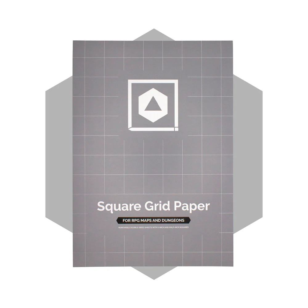 Grid Paper Pads for RPG Maps & Dungeons - Cantrip Candles