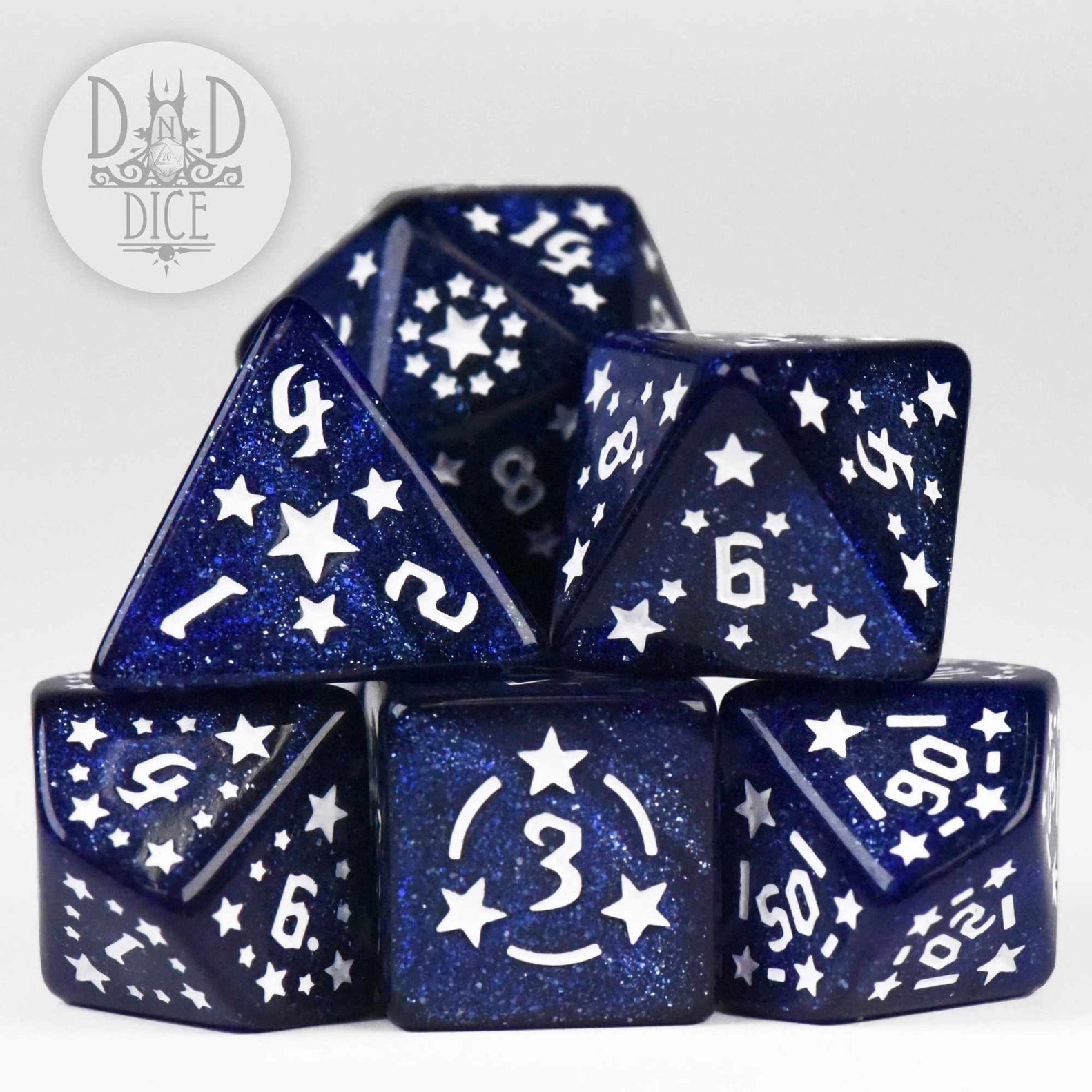 Starry Sky Dice Set - Cantrip Candles