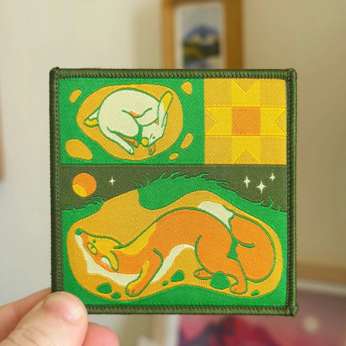 Starry Night Prowl Embroidered Patch
