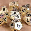 Sunshard 7 pc Dice Set - Cantrip Candles
