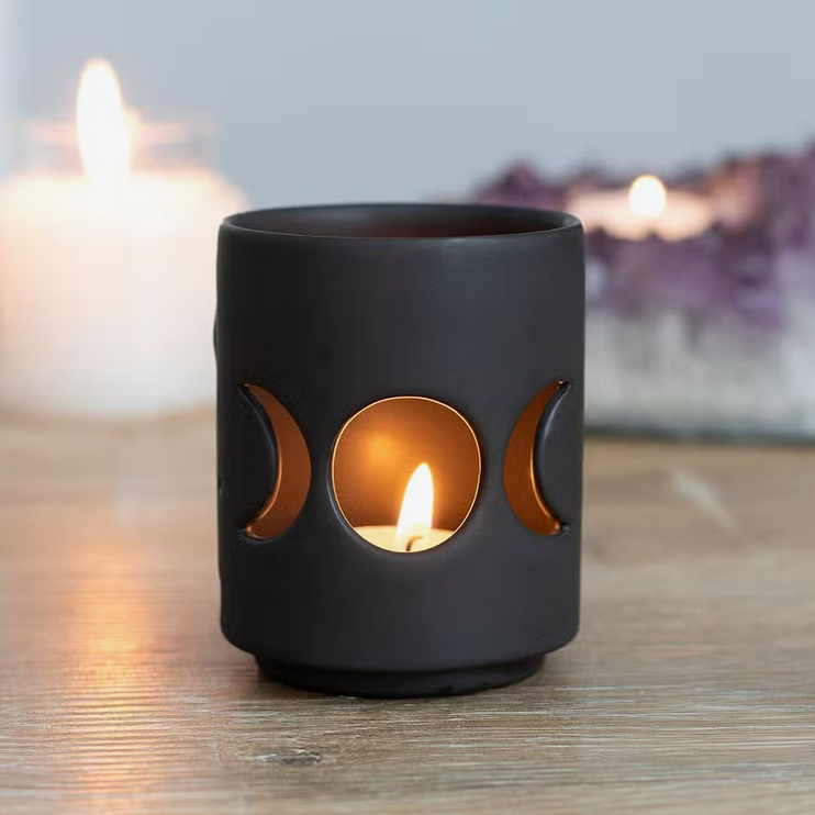 Tealight Candleholder - Moon and Stars - Cantrip Candles