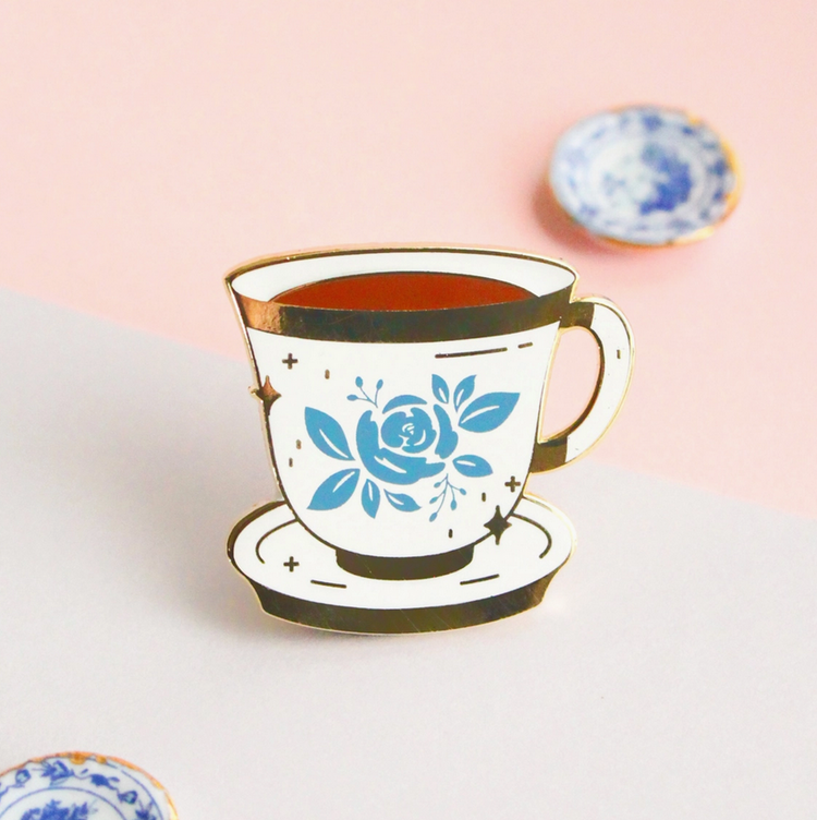 Teacup Enamel Pin