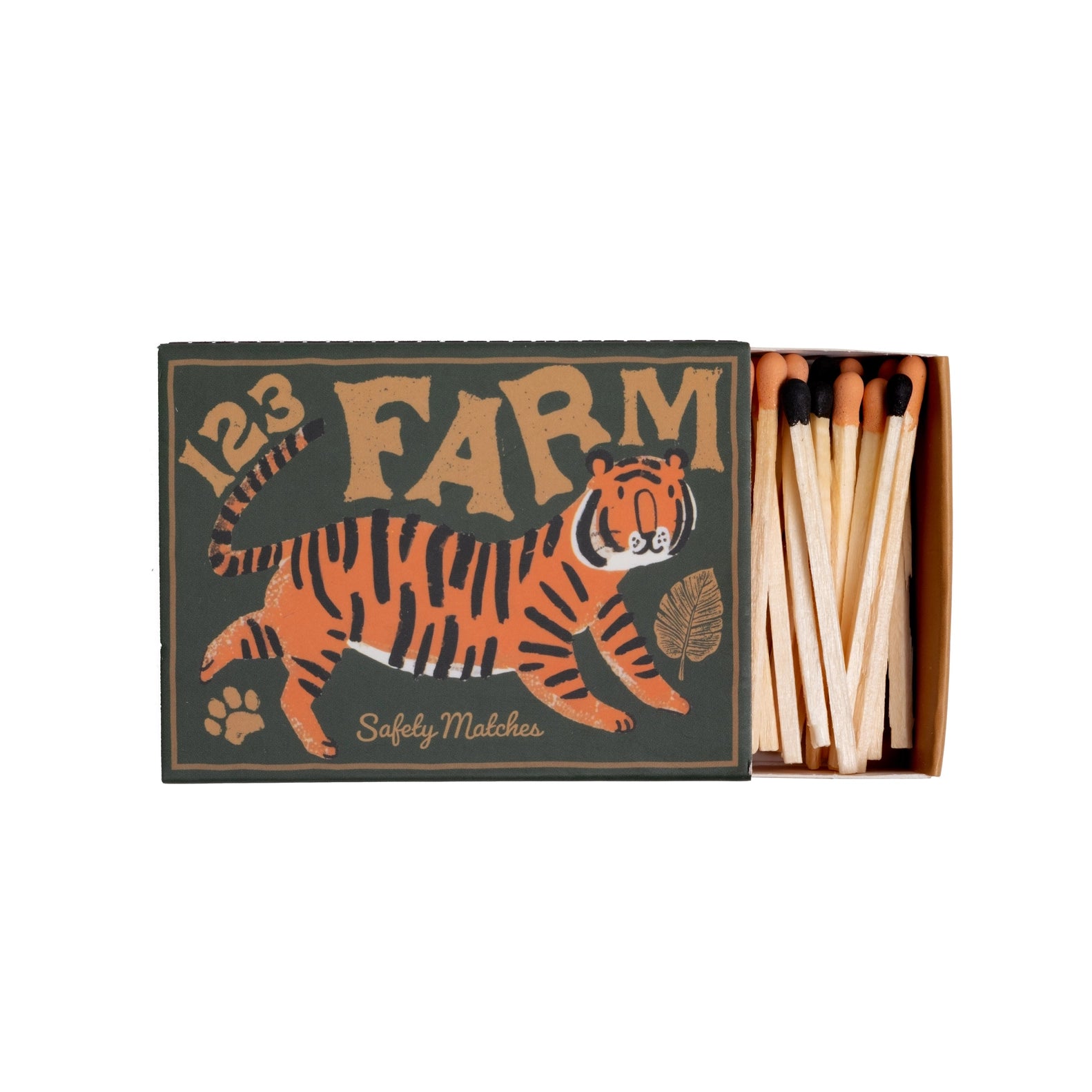 Tiger Matchbox - Medium - Cantrip Candles