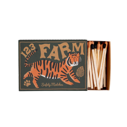 Tiger Matchbox - Medium - Cantrip Candles