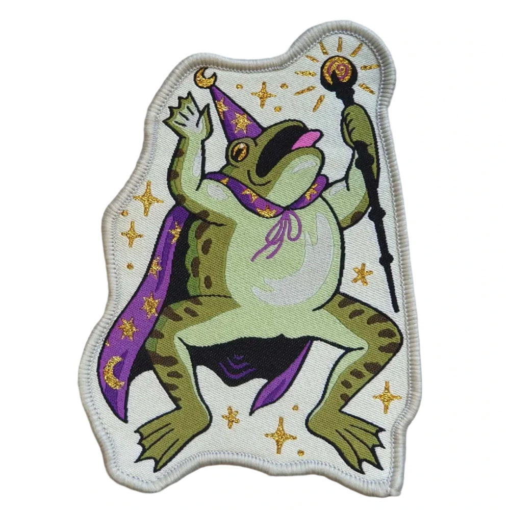 Toad Wizard Woven Patch - Cantrip Candles