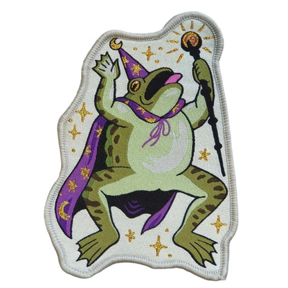 Toad Wizard Woven Patch - Cantrip Candles