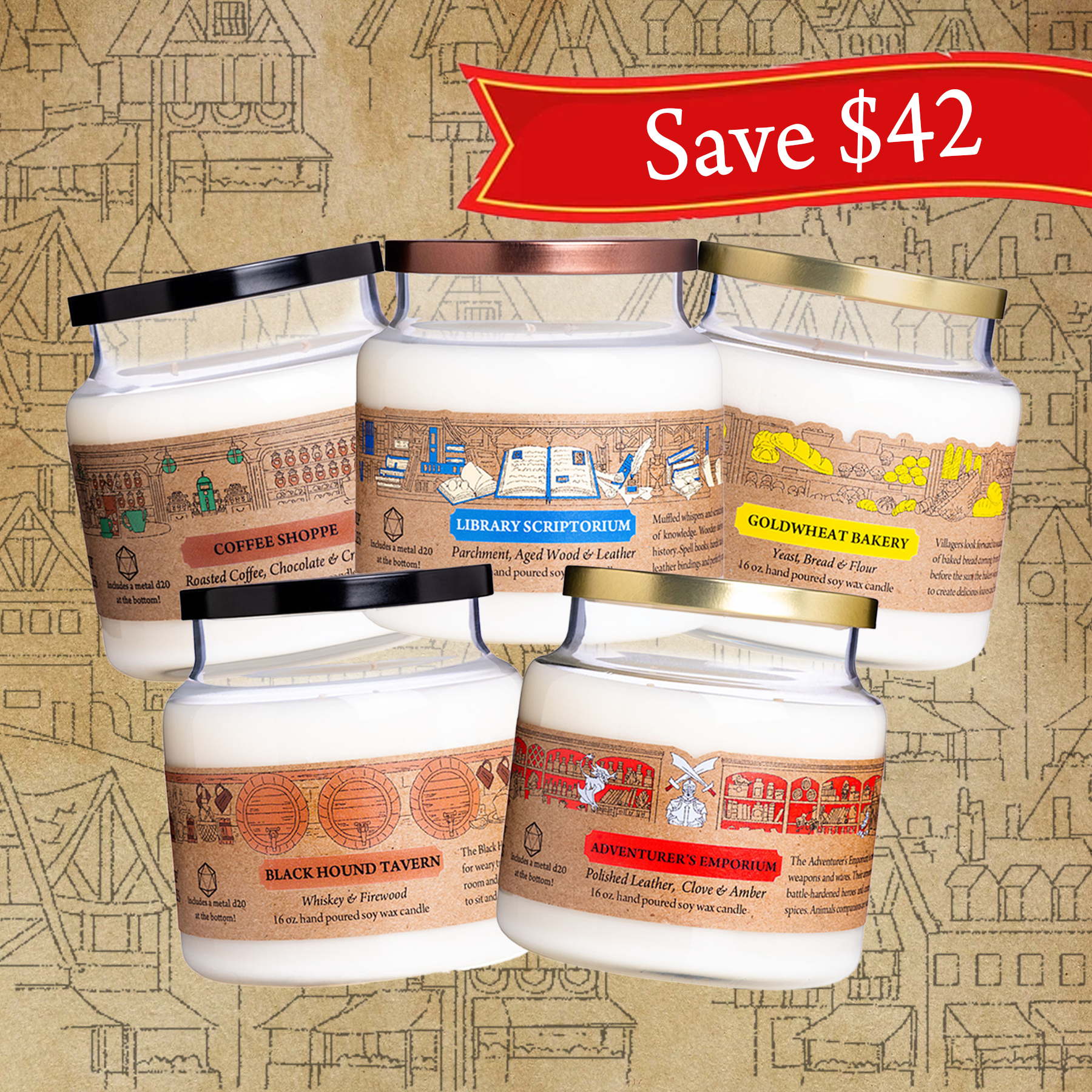 Township Bundle - Cantrip Candles