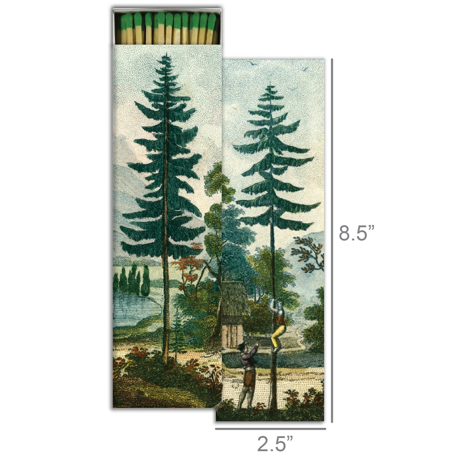 Vintage Trees Matchbox - Large