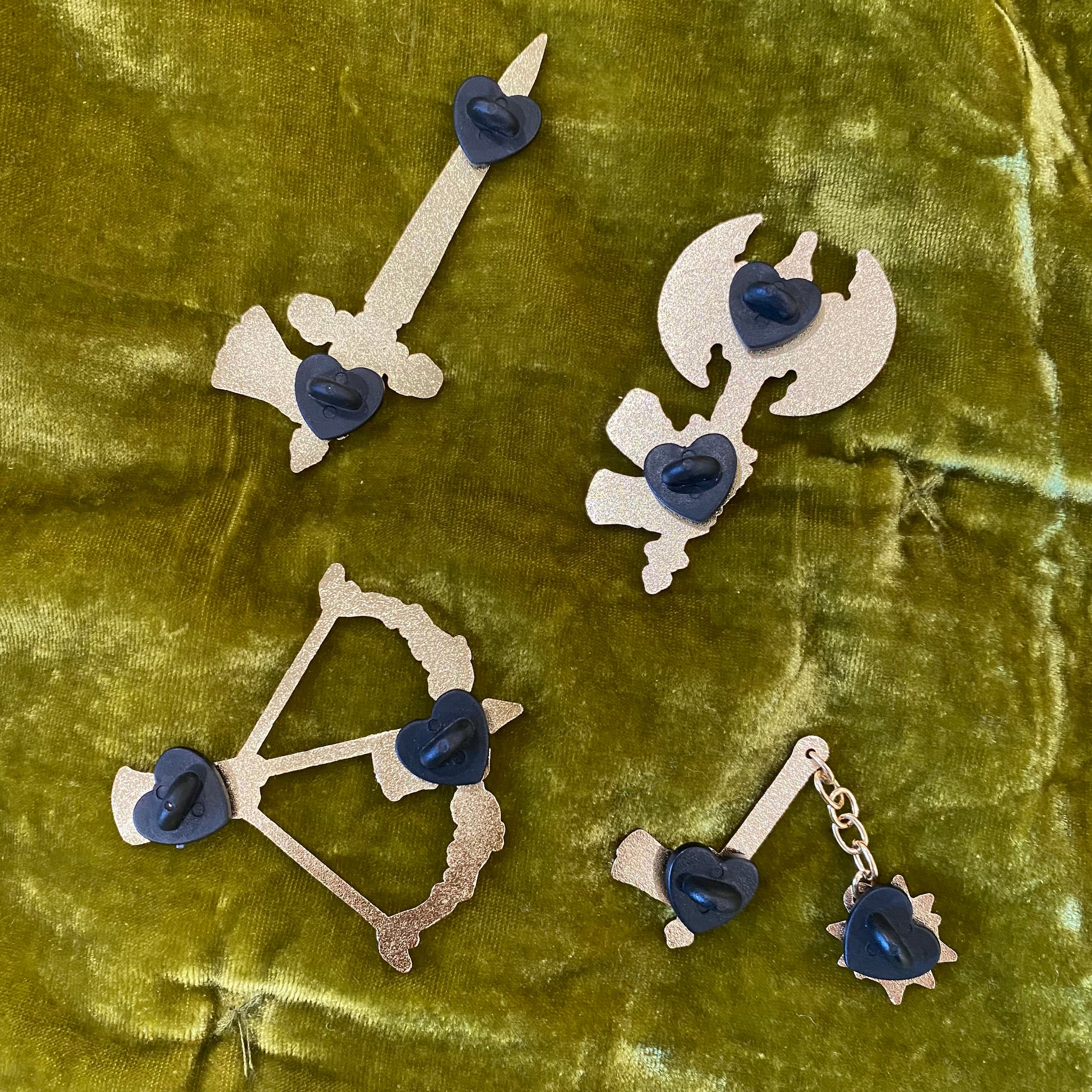 Weapon Enamel Pin - Lute - Cantrip Candles