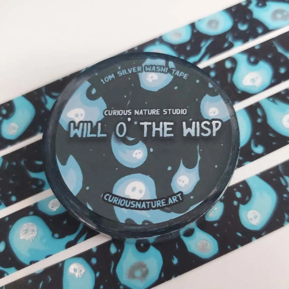 Will O' The Wisp Foiled Washi Tape - Cantrip Candles