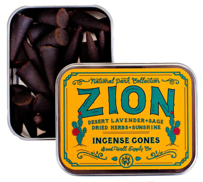 National Park Incense Cones - Zion - Cantrip Candles