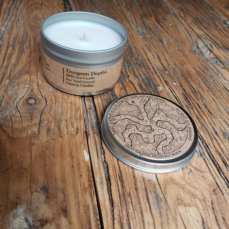 Dungeon Depths 6oz - Cantrip Candles