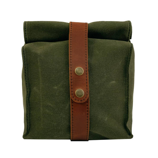 Waxed Canvas Lunch Bag - Large - Cantrip Candles