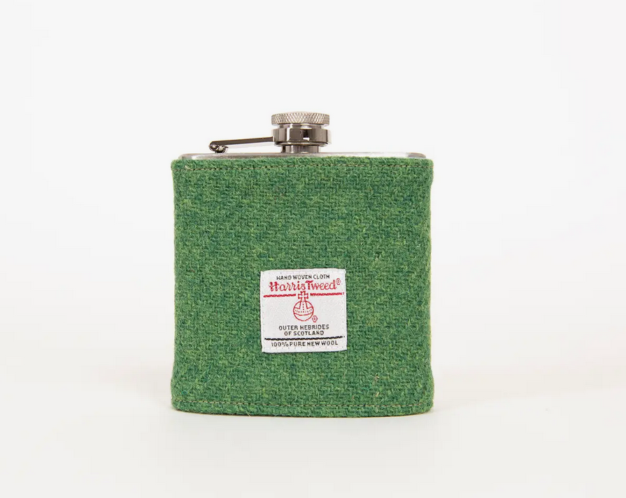 Hip Flask - Harris Tweed - Cantrip Candles