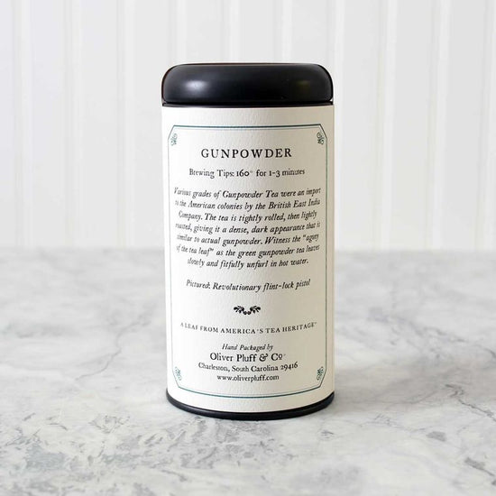 Gunpowder - Loose Tea in Signature Tea Tin - Cantrip Candles