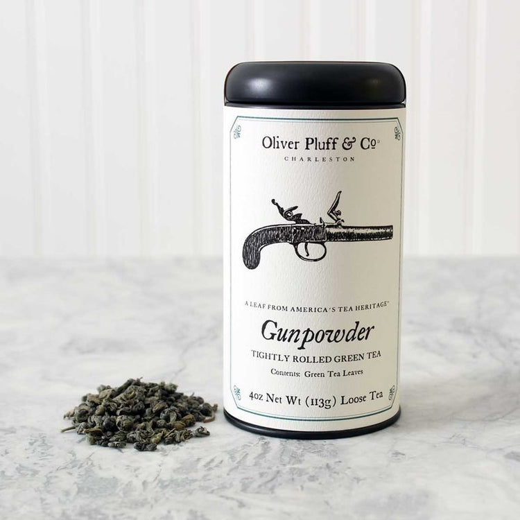 Gunpowder - Loose Tea in Signature Tea Tin - Cantrip Candles