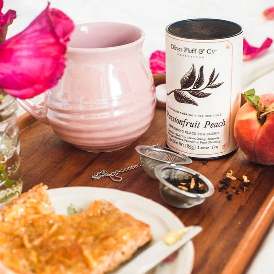 Passionfruit Peach - Loose Tea in Signature Tea Tin - Cantrip Candles