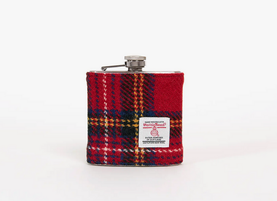 Hip Flask - Harris Tweed - Cantrip Candles