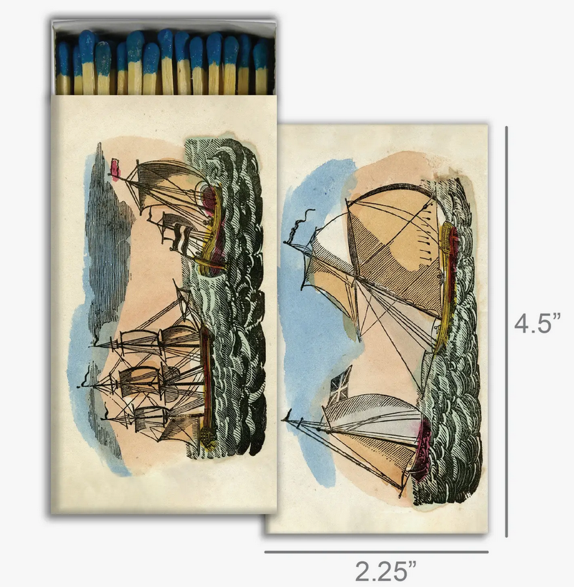 Large Matchbox - Ships - Cantrip Candles